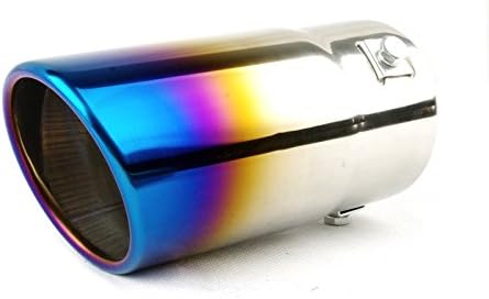 排気口 直径1 5 2 5インチの排気テールパイプに適合 日本 車用マフラーチップ ステンレススチールでクロム効果