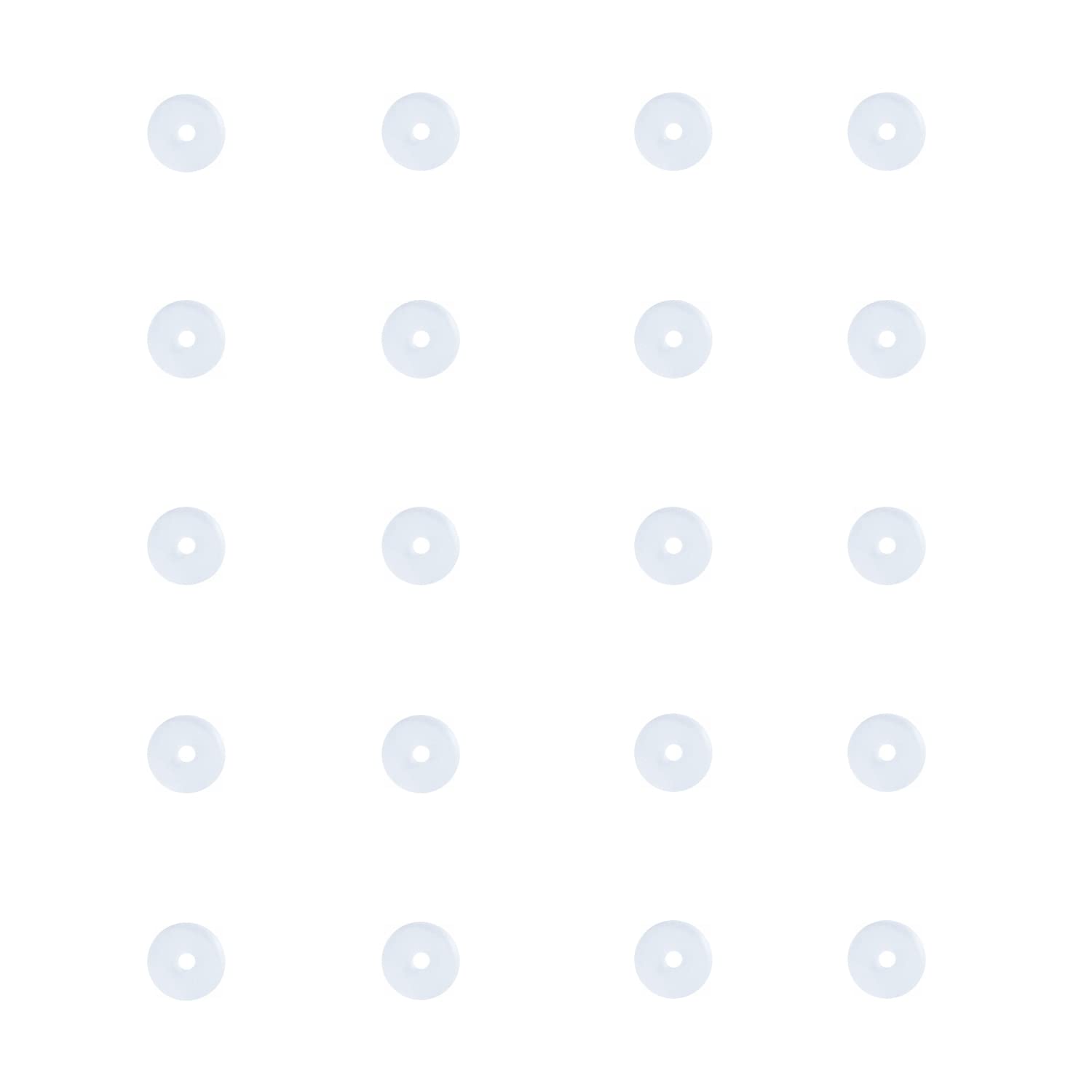 Decentraland 3MM 20PCS Clear Piercing Disc for Piercing Bump,Pressure Silicone Earrings for Keloids Healing Pads Belly Button Piercing Kit