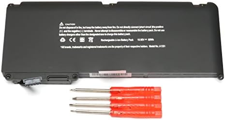A1331 A1342 Battery Replacement Laptop Battery for Apple MacBook Unibody 13 inch (for MacBook Late 2009 Mid 2010) ;fit for 661-5391 MC233LL/A MC234LL/A MC207LL/A MC516LL/A 661-5391 020-6580-A 020-658