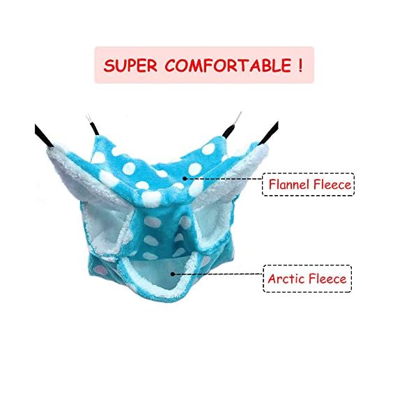 Amaca da gabbia per piccoli animali Oncpcare, amaca per aliante con zucchero a tre strati, accessori per gabbia per… Oncpcare Amaca da gabbia per piccoli animali Oncpcare, amaca per aliante con zucchero a tre strati, accessori per gabbia per…