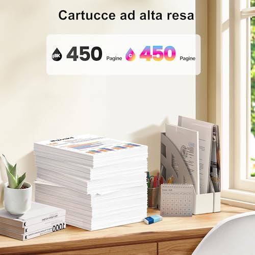 Sqwekd PG-575XL CL-576XL Ink Cartridges for Canon 575 576 XL Cartridges for Canon PIXMA TR4755i TS3750i TR4756i TS3751i TS3752i TS3550i TS3551i TR4750i TR4751i (Black Tri-Color, 2-Pack)