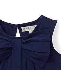 Hope & Henry - Vestido con lazo para niña