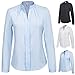 GRACE KARIN Office Lady Collared Chiffon Blouse Long Sleeve CLAF0212