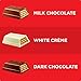 Kit Kat Chocolate Bars Miniatures, 36oz (White, Milk and Dark Chocolate)
