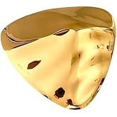 Vintage Triangle Brooch Pin for Women Men Stainless Steel Gold Plated Minimalist Polished Geometric Triangular Lapel Pins Accessory for Dress Coats Scarves Shawl Clip Cocktail Party Jewelry