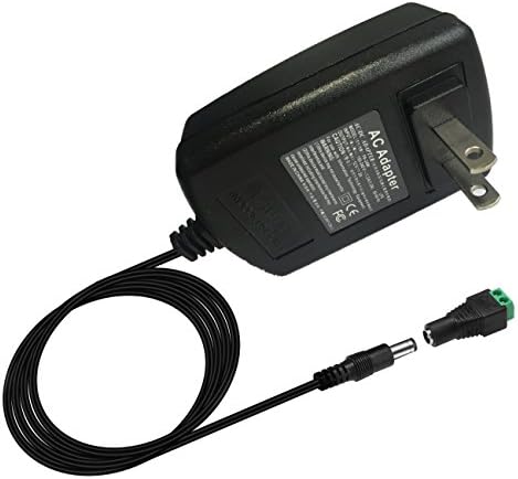 UL Listed,AC Power Adapter Transformer to DC 12V 2A Power Supply For LED Strip CCTV Max 24W (12V 2A)