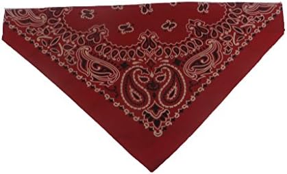 BAD DOG Bandanas Classic Red, Medium (13" Adjustable)