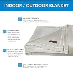 Columbia 50" x 60" Super Plush Lightweight Throw