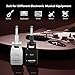 LEKATO Wireless Guitar System 2.4GHz Digital Wireless Audio Transmitter Receiver with 6 Channels Rechargeable and 100ft Transmission Range