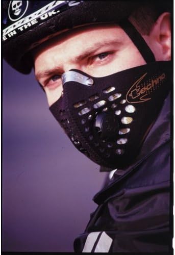 RESPRO URBAN COMMUTER ANTI POLLUTION TECHNO FACE MASK - BLACK New M