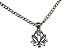 Lotus Blossom Bead Cage - Old School Geekery Brand Jewelry Making Supplies - Hollow Silver Plated Bead Cage Pendant