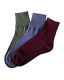 National Comfort Plus Cotton Socks, Assorted 1, 10, 3-pk