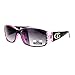 CG Eyewear Womens Rhinestones Sunglasses Rectangular Designer Fashion Black Pink