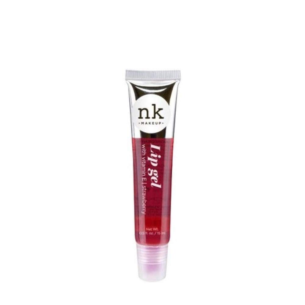 Nicka K New York 5 PACK NK Lip Gel with Vitamin E Bubble Gum, Argan, Strawberry, Cherry and Rosehip Lip Gloss