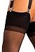 sofsy Sheer Thigh High Stockings for Women's 15 Den Black Large