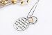 YFN 925 Sterling Silver Mom Child's Love Family Message Engraved Jewelry Heart Pendant Charm Necklace
