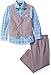 Nautica Boys' Linen Look Vest Set with Bow Tie & Hanky