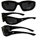 Birdz Oriole Motorcycle Padded Glasses Smoked Anti Fog Has Comfortable Foam Padding on the Entire Inside of the Glasses to Fit Snug to Your Face and Protect Against Wind and Dust.