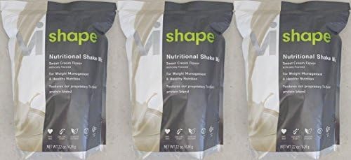 ViSalus VI-Shape Nutritional Shake Mix Sweet Cream Flavor 22 oz (3 Bags, 72 meals) by ViSalus