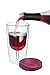 Merlot Red Lid Wine Tumbler, 10oz, 2 Pack - Southern Homewares - Insulated Double Wall Acrylic w/See Through Cup
