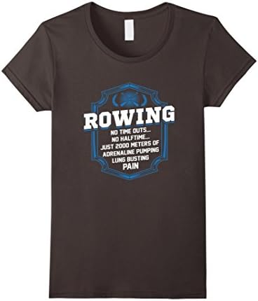 Women's Rowing Gifts Sport Crew Rowing Quotes T Shirt Small Asphalt