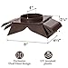 P Tec Products Soffit/Eave Vent Brown