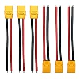 3 Pairs Amass XT90H XT90 Wire XT 90 Plug Male and
