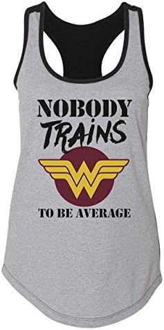 Funny Workout Tanks Nobody Trains To Be Average Superhero Inspired Royaltee Shirts