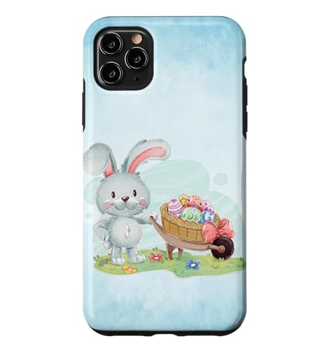 Happy Easter Bunny Easter Garden Case for iPhone 11 Pro Max