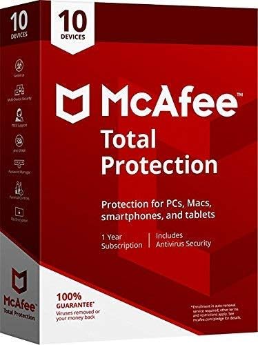 Mcafee Total Protection 10 Device 2020, Delivery on same day via Amazon Message - Download software link and Activation key -
