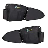 RZR Side Door Bags, Chupacabra Offroad Front Door Side Storage Bag Set w/Knee Pad for 2014 2015 2016 2017 2018 2019 2020 Polaris RZR XP Turbo Turbo S 1000 S900 (Install Video Included)