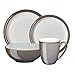 Denby USA Blends Truffle/Canvas 4 Piece Set, Brown/Cream
