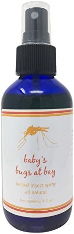 Bugs at Bay Mosquito Repellent Bug Spray, No Deet, Made in The USA, Not Sticky or Oily, Protects Kids from Biting, Flying Bugs, All Natural, Non Toxic and Biodegradable Insect Repellent