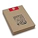 Bella Busta-10 Years of Marriage-anniversary for husband, Wife-Engraved Leather Picture Frame (5 x 7 Vertical) light grey