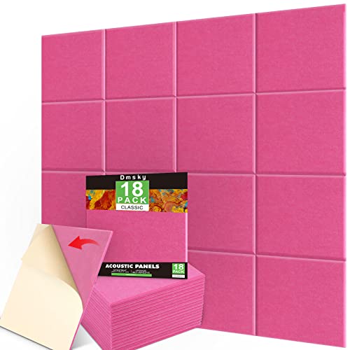 18 Pack Acoustic Panels Sound Absorbing Panels 12"X12"X 0.4"Soundproof Wall Panels Decorative