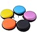 5pcs Earphone Carrying Case, Jmkcoz Round Shape Carrying Hard EVA Case Storage Bag for Earbuds Earphone Headset,USB Cable, Bluetooth or Wired Headset Earphone Mini Storage Random Color