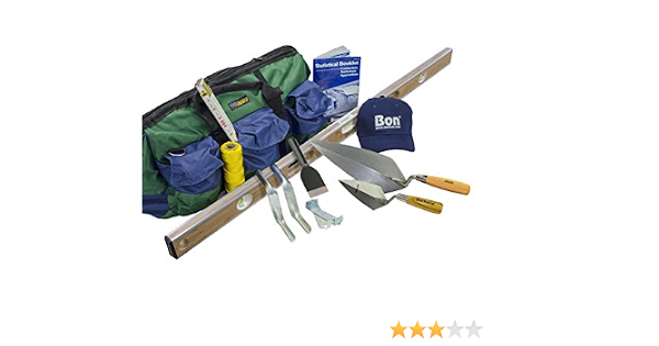 Amazon.com: Bon 11 – 550 – Herramienta de albañil Kit : Herramientas y  Mejoras del Hogar