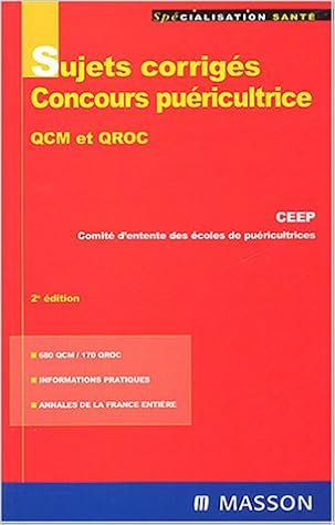 Amazon Fr Sujets Corriges Concours Puericultrice Qcm Et Qroc Ceep Livres