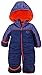 iXtreme Baby Boys Plaid Expedition Puffer Winter Snowsuit Pram, Navy, 24 Months