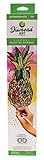 Leisure Arts - Diamond Art Sparkle Art Diamond Paint by Number Pineapple Kit – 5D Pixel Painting DIY Arts and Crafts for Kids Canvas Wall Decor