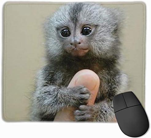 Marmoset And Capuchin Monkeys Neoprene Mouse Pad Office Space Decor Home Office Computer Accessories Mousepads 25 X 30 Cm