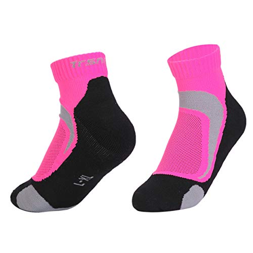 Compression Socks Anklet Low Cut Athletic & Running Socks for Women Pink