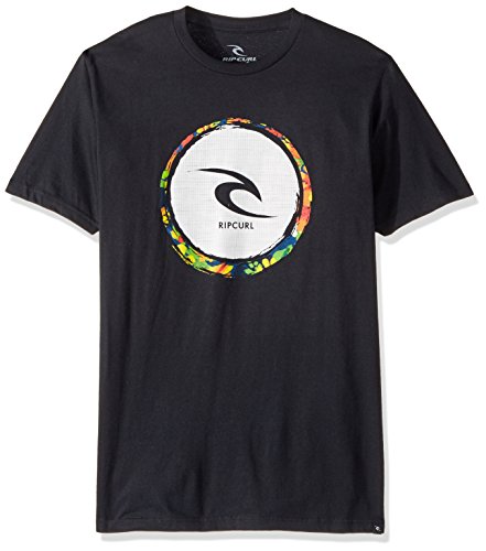 Rip curl men s palomar heather tee, black, small
