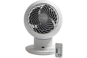 FCV IRIS USA Woozoo Globe Multi-Directional 5-Speed Timer Oscillating Fan w/Remote