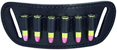 vsdfvsdfv 38/.357 and 44 Mag Caliber Cartridge Loop Holder Belt Slide Holster - CCW - Concealed Carry - Ammo Loop - Bullet Loops - Mag Holster