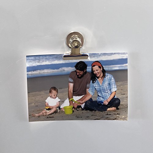 Refrigerator Magnets by MiTBA – Super Strong Heavy Duty Magnets for Photos, Lists, Calendars, Crafts and Much More! Set of 10 Round Whiteboard & Fridge Magnets with 1.5in Wide Clips. Get Magnetic! - Thumbnail 7