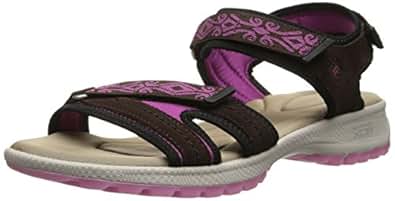 Amazon.com | Rockport Women's Rocsports Lite Sport Web Quarter Strap Sandal Ebano Suede Sandal 9 