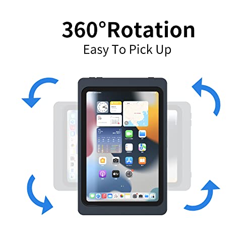 EMONITA iPad Wall Mount with 360° Rotatable Charging Port for