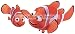7" Marlin Clownfish Clown Fish Finding Nemo Dad 2 Movie Removable Peel Self Stick Wall Decal Sticker Art Bathroom Kids Room Walt Disney Pixar Home Decor Boys Girls 7 inches wide by 3 inches tall