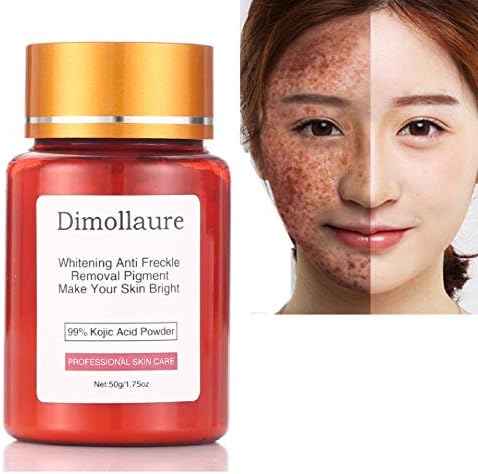 50g pure 99% Kojic Acid powder face care whitening cream remove Freckle melasma Acne Spots pigment sunburn Melanin
